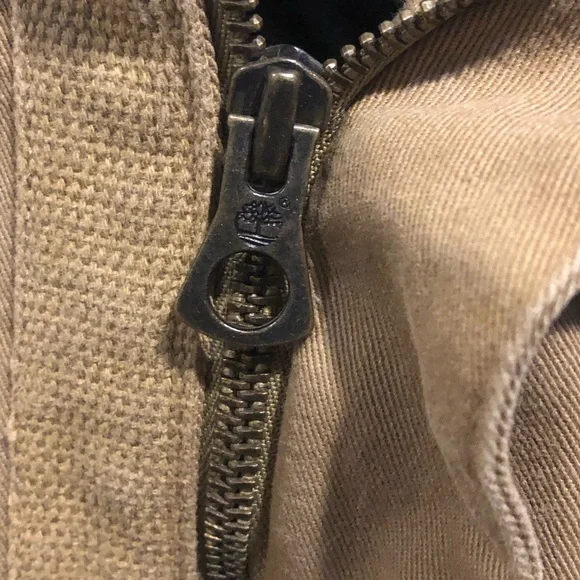 TIMBERLAND Canvas Earth Keeper Zipper and Snap Front Coat Sz 2XL - Picture 8 of 11